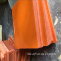 Ausrüstungskomponente Harte Bakelitplatte Schwarz/Orange